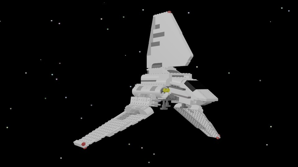 Brick sci-fi shuttle preview image 1
